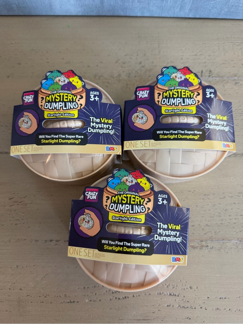 RMS Crazy Fun Mystery Dumpling Starlight Edition Bundle of 3
